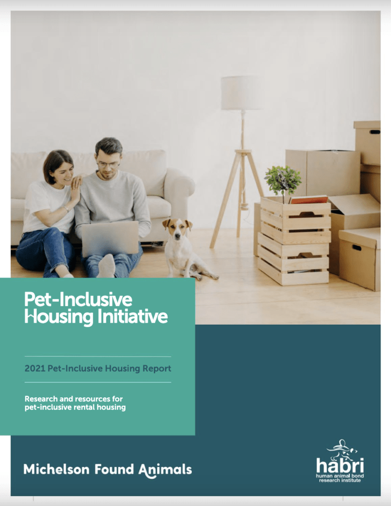 2021 Pet-Inclusive Housing Initiative Report